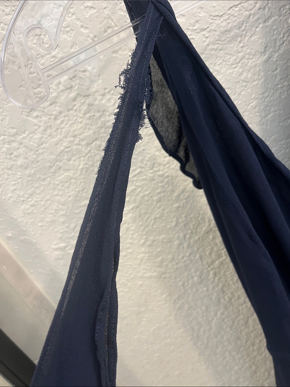 Reformation Navy Plunge V-Neck Maxi Dress READ - Picture 9 of 13